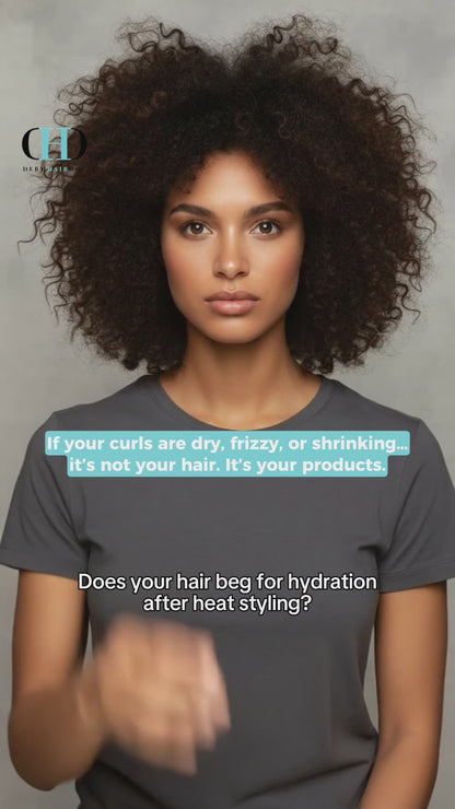 Hair Mask, Deep Conditioning Hair Mask, Hydrating Detangler Moisturizing Dermatologist-Developed Treatment for Curly, Dry, Frizzy, Swimmer's Hair & Itchy Scalp – 5.5 oz